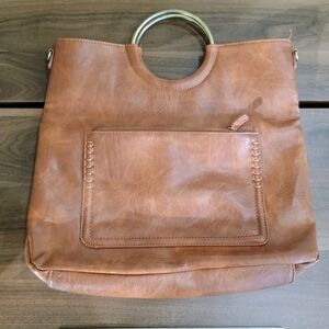 Elegant Tan Tote Bag